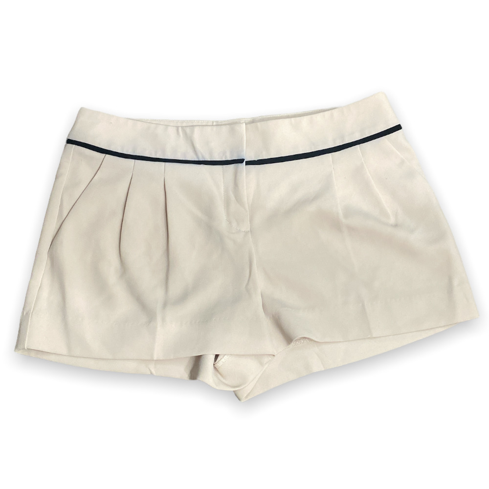 Express Tan Cream Beige Dress Shorts Size 0 - Picture 2 of 8